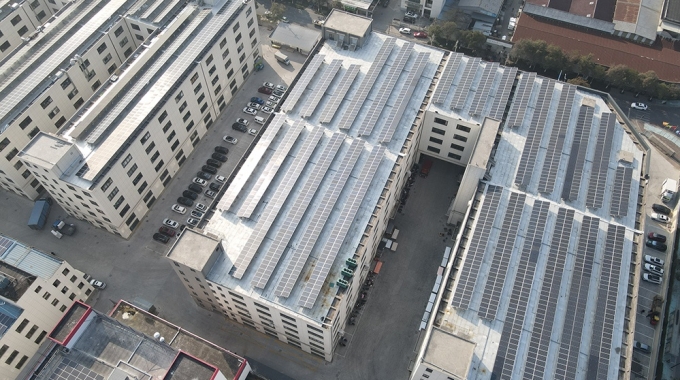 并网太阳能系统 650KW